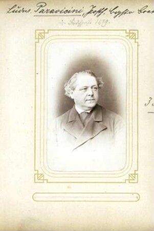 Paravicini, Ludwig, Nationalliberale (spätere Aufnahme)