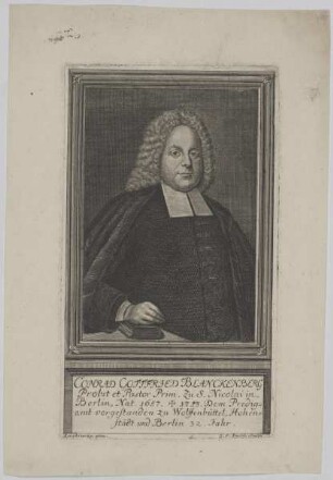 Bildnis des Conrad Gottfried Blanckenberg
