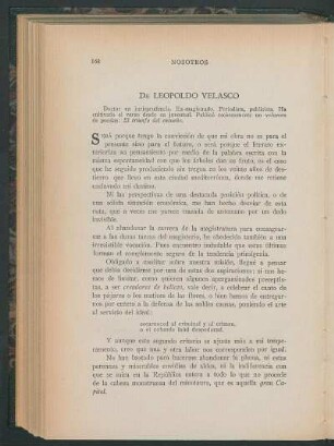 De Leopoldo Velasco
