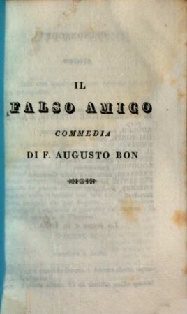 Il falso amico