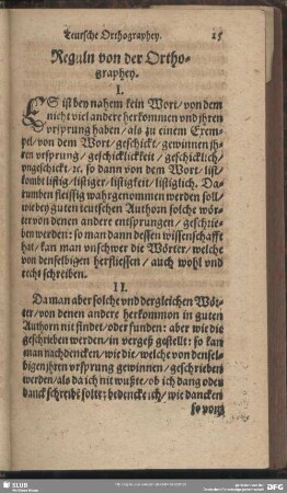 Reguln von der Orthographey