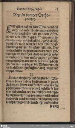 Reguln von der Orthographey