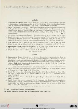 Orden (Nr. 1-246)