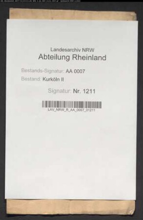 Projekt zur Erhebung einer mäßigen Akzise