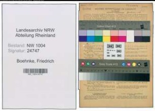 Entnazifizierung Friedrich Boehnke , geb. 06.09.1891 (Postschaffner)