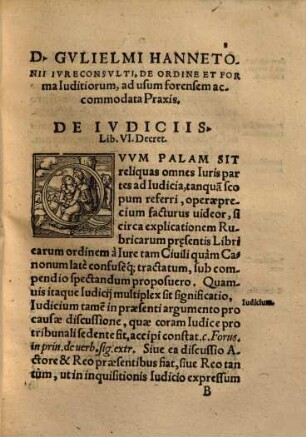 De ordine et forma iudiciorum, ad usum forensem accomodata praxis ...