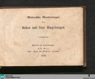 Malerische Wanderungen durch Baden und seine Umgebungen
