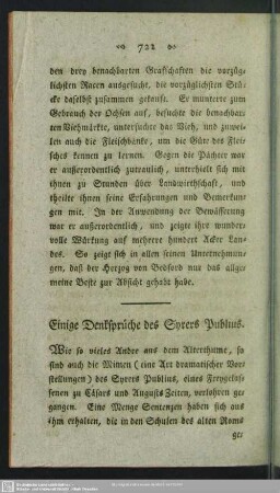 Einige Denksprüche des Syrers Publius