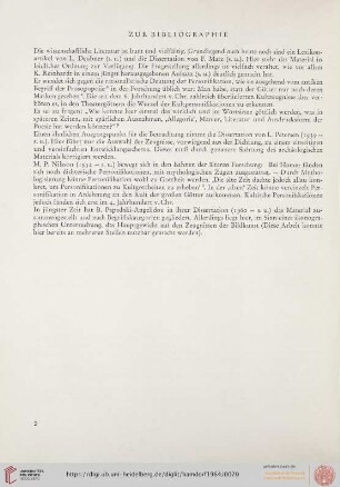 Zur Bibliographie