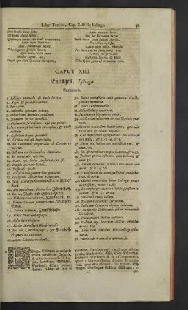 Caput XIII. - XXII.