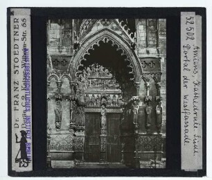 Amiens, Kathedrale Notre Dame : Westfassade, Südportal