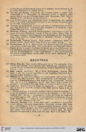Nachtrag (Nr. 440 - 487)