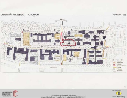 Altklinikum Verkehr 6/85 (Plan)