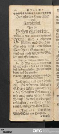 Das vierdte Hauptstück Deß Catechismi. Von den Zehen Gebotten.