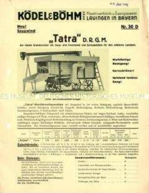 Breitdreschmaschine Typ "Tatra"