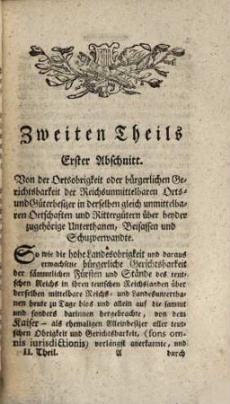 Versuch eines ausführlichen Privatrechts des teutschen Reichsadels, 2