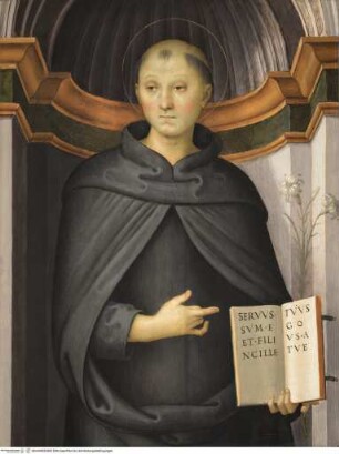 Hochaltar der Santissima Annunziata in Florenz, Der heilige Filippo Benizi