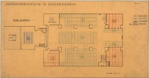 Fischer, Theodor; Brackenheim; Johanneskirche, Renovierung - Gestühl (Grundriss)
