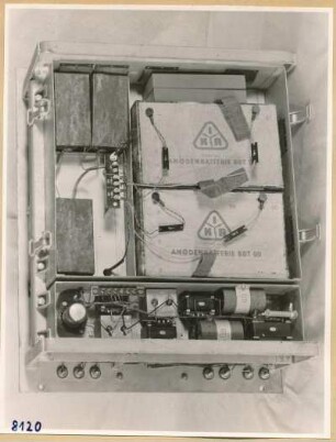 Röhrenvoltmeter HF 2897 Rückansicht; Foto 1953