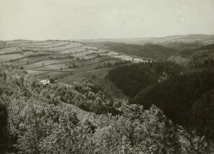 Das Müglitztal, aufwärts gesehen