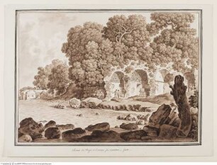 Die Ruine der Villa des Cicero in Formia