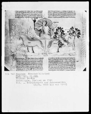 Michael Scotus - Astrologie — Schöpfergott und die vier Jahreszeiten