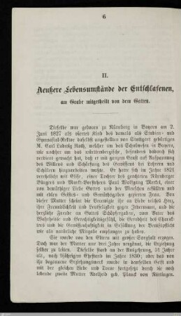Lebensumstände