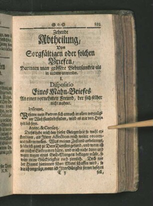 Zehende Abtheilung,