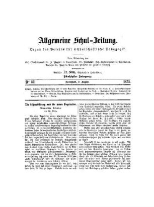 Die Lehrerbildung und die neuen Regulative