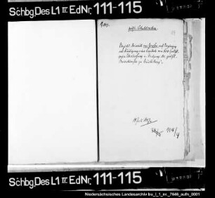 Schuldensachen des Heinrich von Zerßen, Stats von Münchhausen