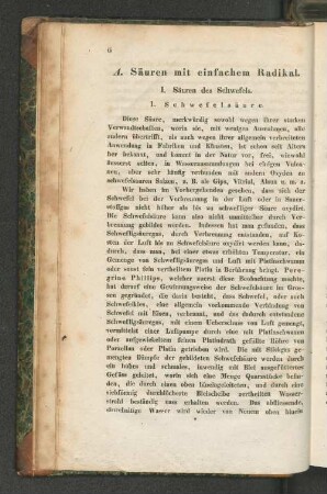 A. Säuren mit einfachem Radikal.