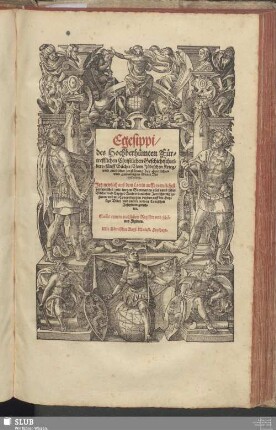 Egesippi/|| des Hochberhümten Für=||trefflichen Christlichen Geschichtschrei=||bers/ fünff Bücher: Vom Jüdischen Krieg/|| vnd endlicher zerstörung der Herrlichen || vnd gewaltigen Statt Je=||rusalem.|| Jetz newlich auß dem Latein auffs trewlichest || verteutschet ... [v. (Conradus Lautenbach.||)]