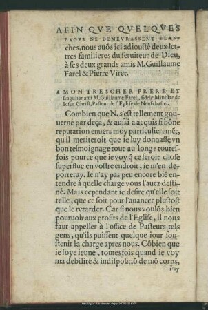 A Fin Que Quelques Pages Ne Demeurassent Blanches ...