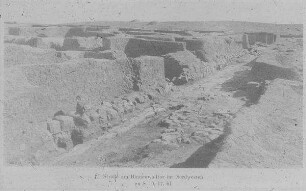Assur, Strasse am Binnenwalltor im NW