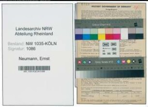 Entnazifizierung Ernst Neumann , geb. 07.06.1886 (Fahrmeister)