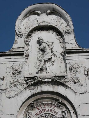 Paris Montmartre, verblichene Pracht an einem alten Revue-Theater "Elysee Montmartre"