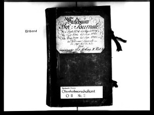 Warschauer Hoftagebücher, 1738 - 1745
