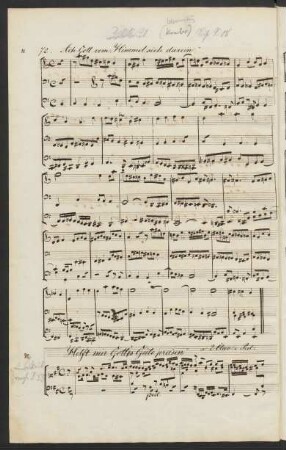 Krebs, Johann Ludwig, Ach Gott vom Himmel sieh darein; org; 3t; Krebs-WV 504