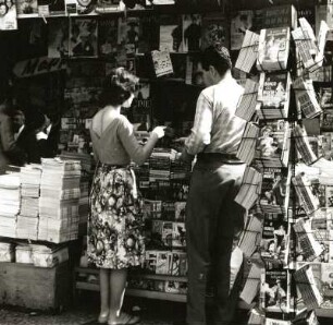 Santos, Brasilien. Zeitungsstand Banca de Jornal