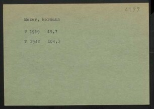 Mozer, Hermann