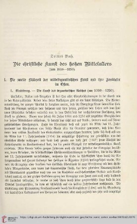 Drittes Buch: Die christliche Kunst des hohen Mittelalters (um 1050 - 1250)