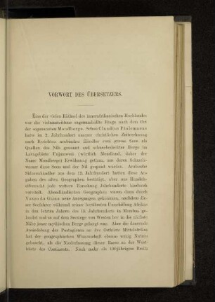 Vorwort des Übersetzers.