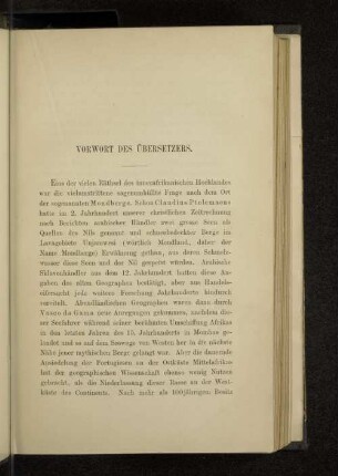 Vorwort des Übersetzers.