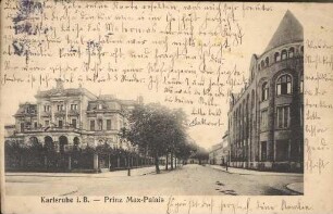 Postkartenalbum. "Karlsruhe i. B.". Prinz-Max-Palais