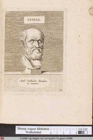 Porträt des Lysias.