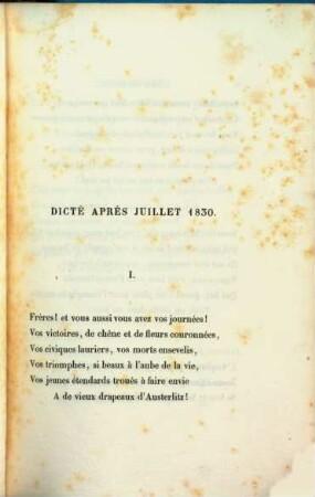 Oeuvres complètes : Poésie, 5. Les Chants du Crépuscule