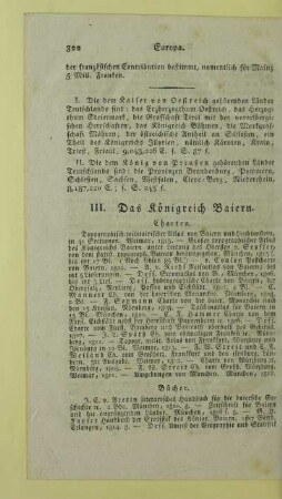 III. Das Koenigreich Baiern