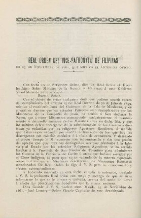 Real Orden del Vice-patronato de Filipinas