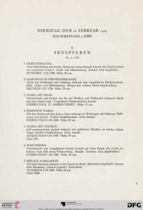 Dienstag, den 26. Februar 1929 nachmittags 4 Uhr (Nr. 1-218)