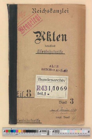Eisenbahntarife: Bd. 3